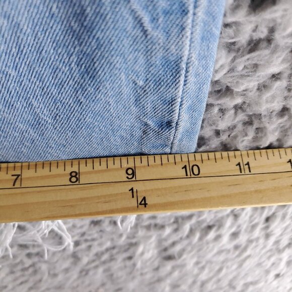 Old Navy Jeans Womens Size 16 Blue Maternity Distressed Stretch Demin Wide Leg - Picture 7 of 9